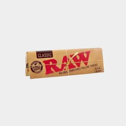 RAW PAPERS 1 1/4 Natural  unrefined rolling papers